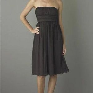 J.Crew Silk Strapless Dress 2 2P XS